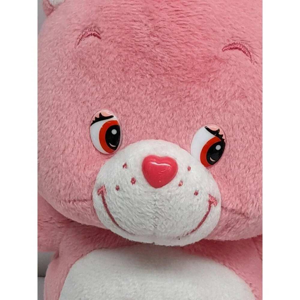 Vtg Care Bears Plush Love A Lot 2 Hearts 2002 Pink Toy Collectible 10